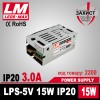 Блок живлення LPS-IP20 5V 15W/3.0 A Premium гарантія 2 роки (код товару 2200)